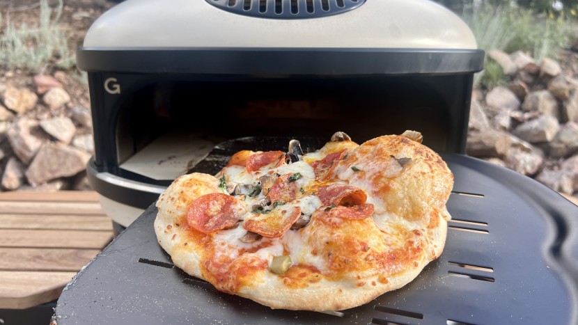 pizza oven - without constantly turning the pizza, some crusts from the gozney...