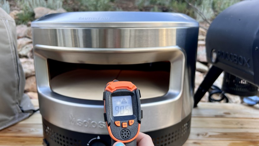 after using the infrared thermometer a few times with the solo stove...