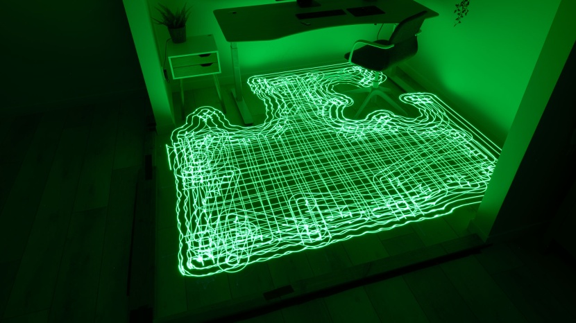 roborock qrevo s5v - the roborock qrevo s5v covered 77% of our office space during...