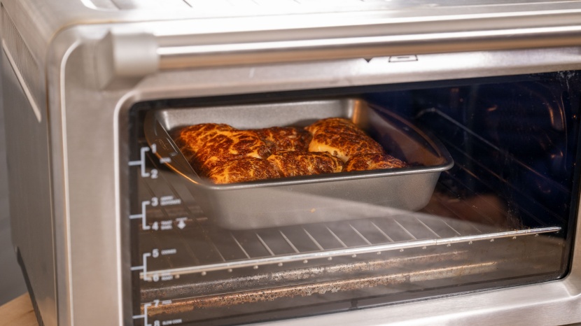 breville smart oven air fryer pro - the glass stays relatively cool while cooking and it's convenient to...