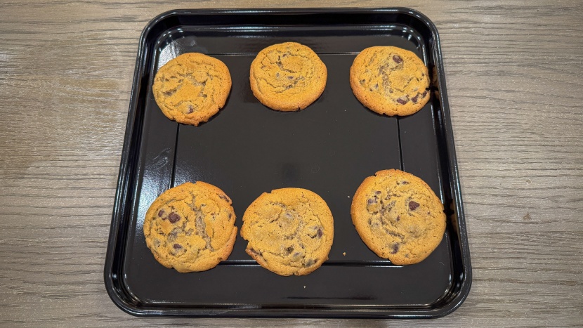 toaster oven - with the ninja double stack we were able to bake cookies while...