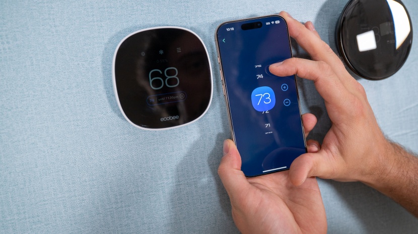 ecobee smart essential - simply move the temperature up or down on the app to adjust your...