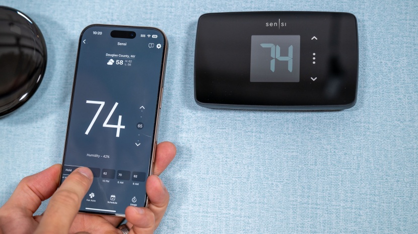 sensi lite smart - you can update the temperature of the sensi lite smart thermostat at...