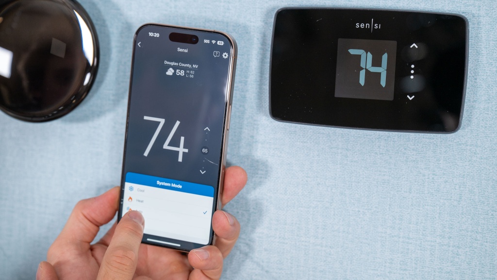 sensi lite smart - there are only a few modes to choose from when using the sensi lite...