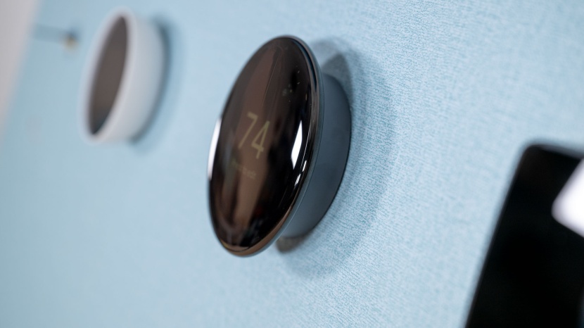 google nest learning 4th gen - the sleek aesthetic is a standout feature of the nest learning...