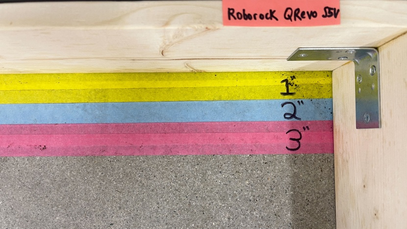 roborock qrevo s5v corner results - almost everything cleaned up!