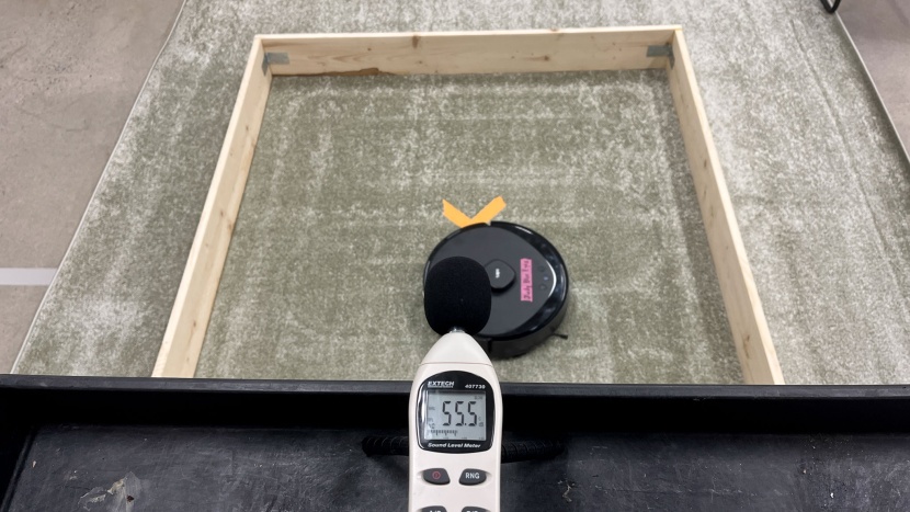 tp-link tapo rv30 max plus - at 55 decibels, it isn't considered loud, but the pitch was a common...