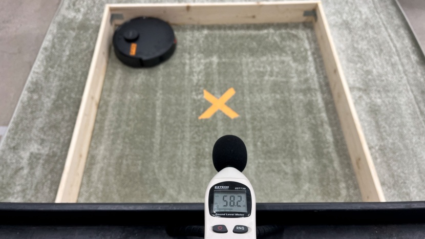 yeedi c12 pro+ - while not the loudest, it has some mechanical sounds that make it...