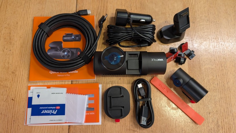 vantrue n4 pro dual - everything that the vantrue n4 pro dual comes with. you&#039;ve got...