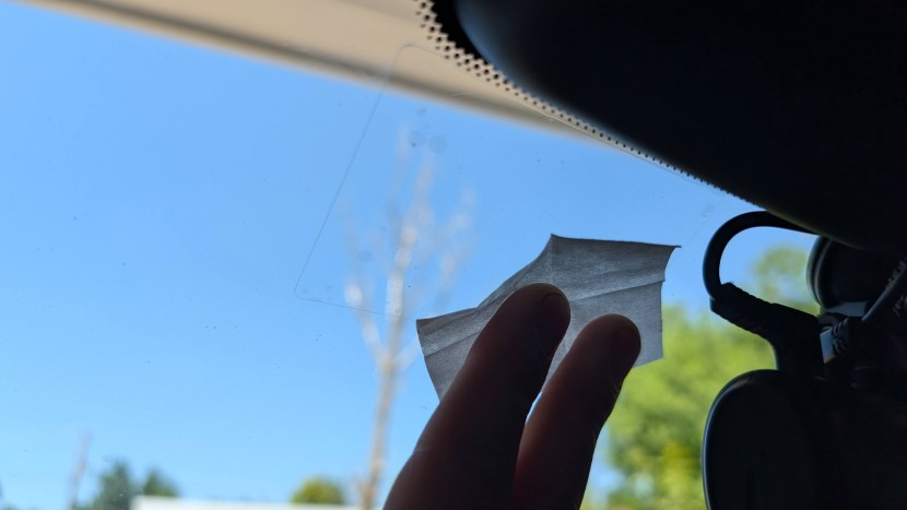 vantrue n4 pro dual - adding the electrostatic film as an aid to hold the heavy n4 pro is...