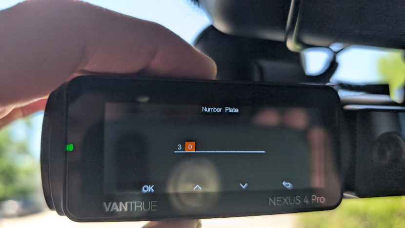 vantrue n4 pro dual - you can customize a ton of things with the n4 pro, including a video...