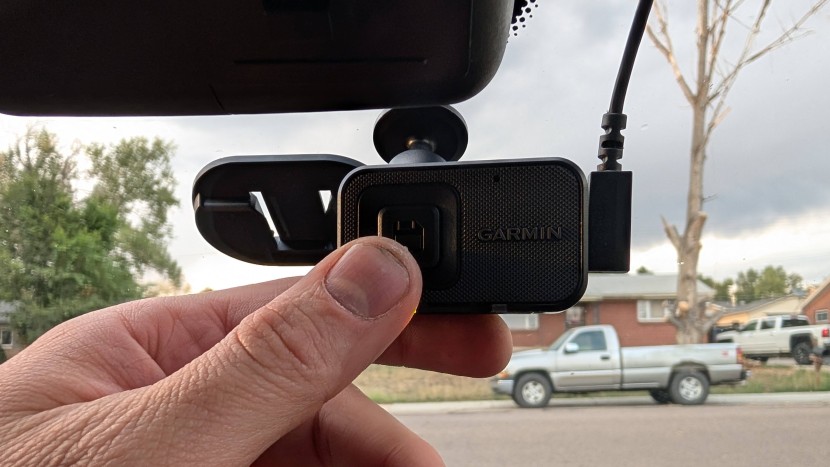 garmin mini 3 - the entire interface with the unit is two dedicated function...