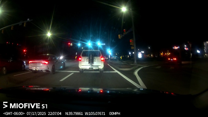 dash cam - detail resolution at night is decent, but some adjustments of...