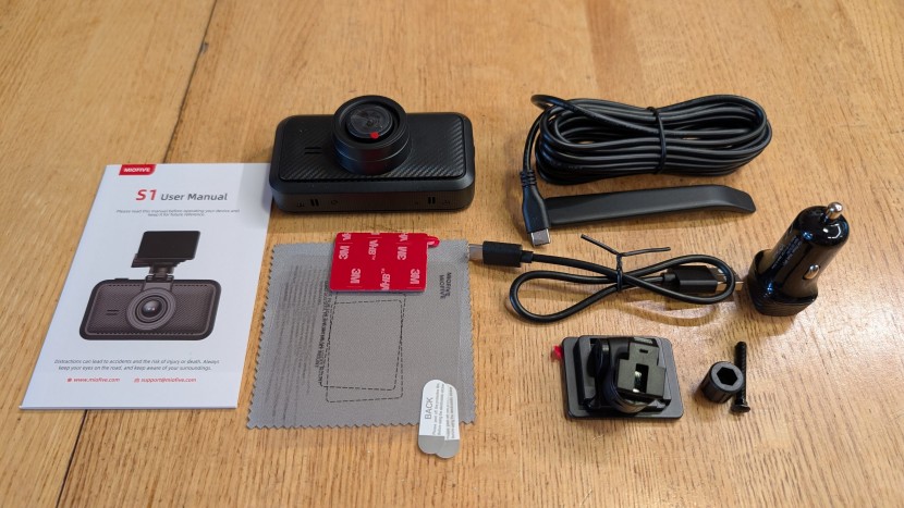 miofive s1 - everything that comes with the s1.