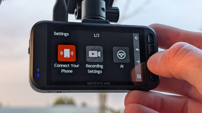 miofive s1 - navigating the menus on the device itself is one of the easier...