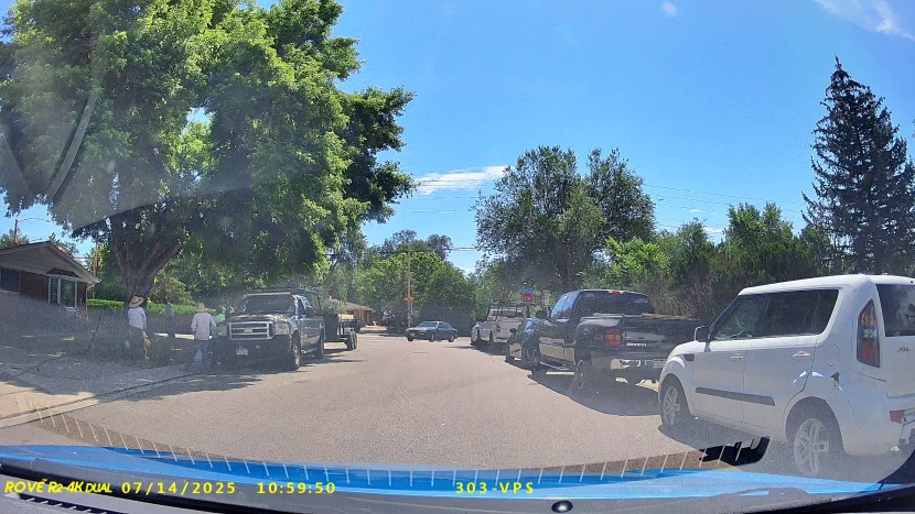 rove r2-4k dual - trees, lamp posts, and similar tall, straight items will appear...