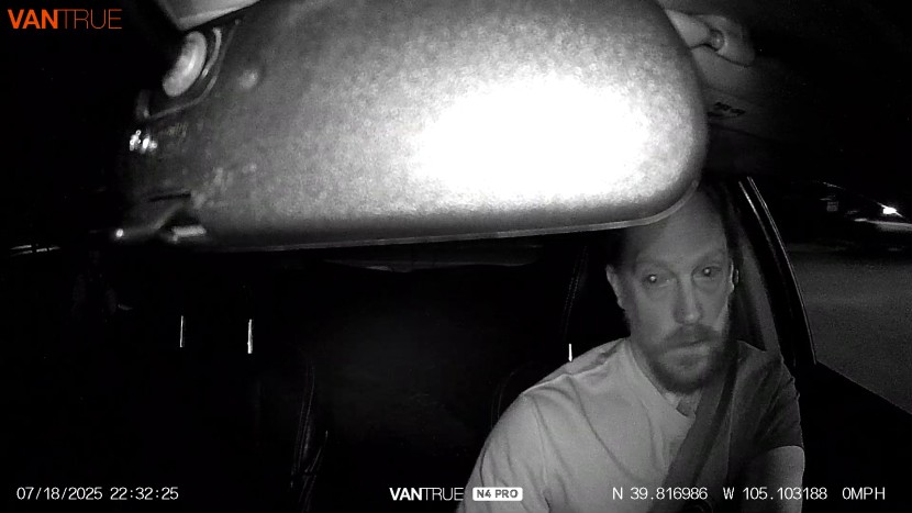 dash cam - we love the infrared mode with the cabin cam of the n4 pro!