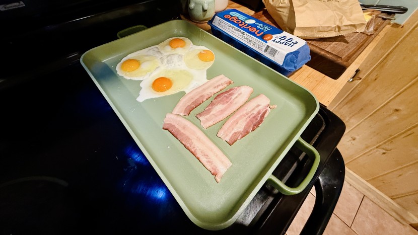 our place griddle pan - from baking to standard american breakfast, this griddle handles it...