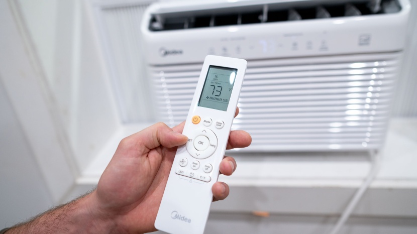 the remote control is large enough to not easily lose in the couch...