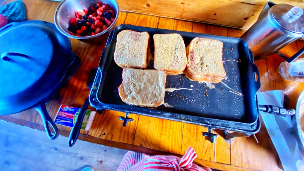 nordic ware 2-burner - we cooked stuffed french toast for 25 people using the nordic ware...