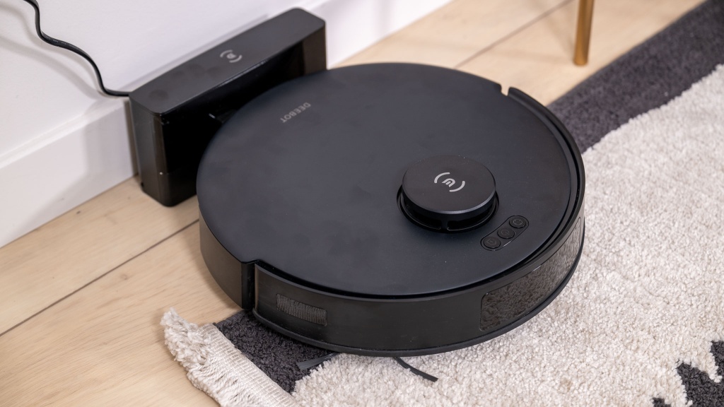 ecovacs deebot n20 pro - the n20 pro is sleek and small, fitting well under hard-to-reach...