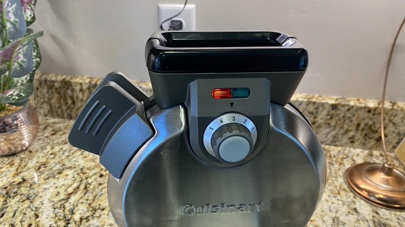 waffle maker - vertical waffle makers have a handle on the side, but we still found...