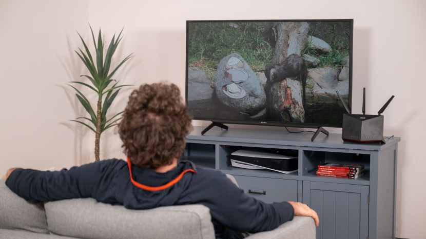 asus rt-ax86u pro ax5700 dual band wifi 6 - the 2.4 ghz band is known to be weaker than 5 ghz, but it's still...