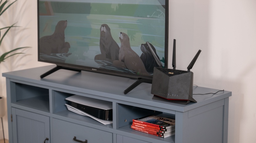 asus rt-ax86u pro ax5700 dual band wifi 6 - not everyone will love the rt-ax86u pro ax5700's bulky design, but...