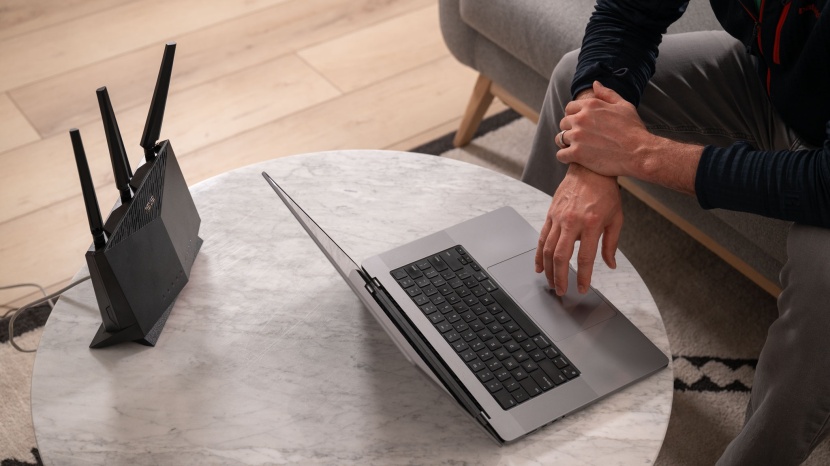 asus rt-ax86u pro ax5700 dual band wifi 6 - if you live or work in a place where multiple people are connecting...