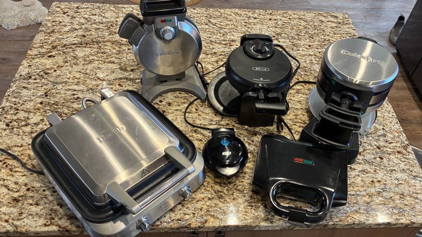 waffle maker - just a few of the options we tested