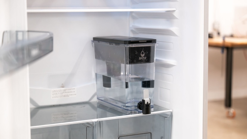brita ultramax dispenser with elite filter - the ultramax dispenser can reasonably fit in most fridges, but you...