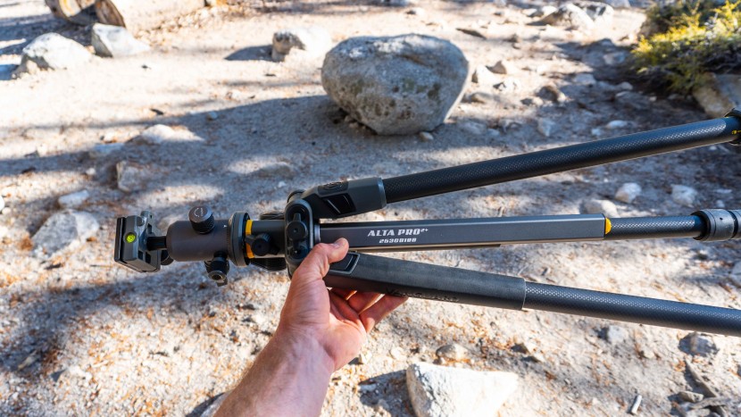 this isn't a light tripod, but it has inspiring leg locks and the...