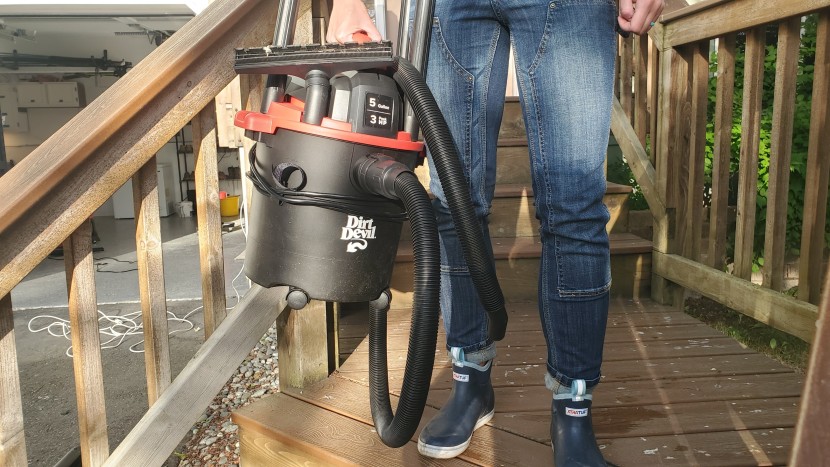 shop vac - the dirt devil 5-gallon is an effective shop vac at an attainable...
