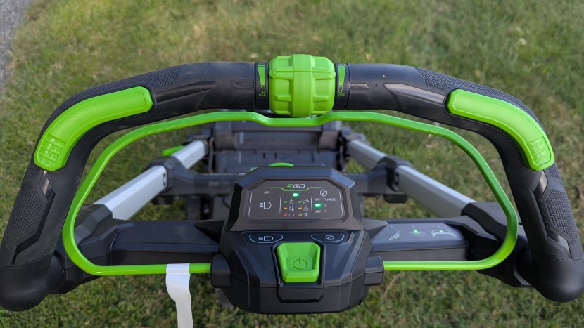 ego power+ 1000 lm2236sp - the power-assist dial in the center of the handlebar adjusts the...