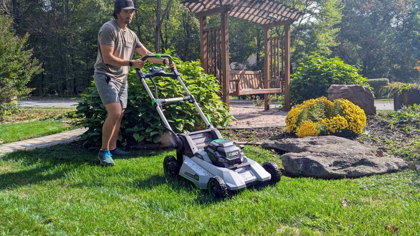 lawn mower - being able to have a normal conversation, overtop of a running lawn...