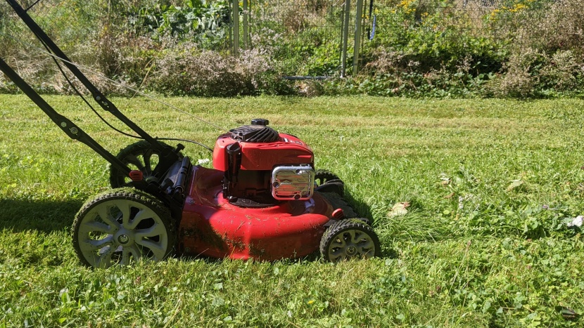 lawn mower - the troy-bilt is durable enough to last a long time, and provides...
