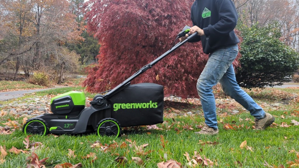 greenworks mo60l419 - the greenworks is great for its maneuverability, but more than...