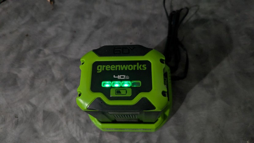 greenworks mo60l419 - battery and blade upkeep is the only maintenance required for the...