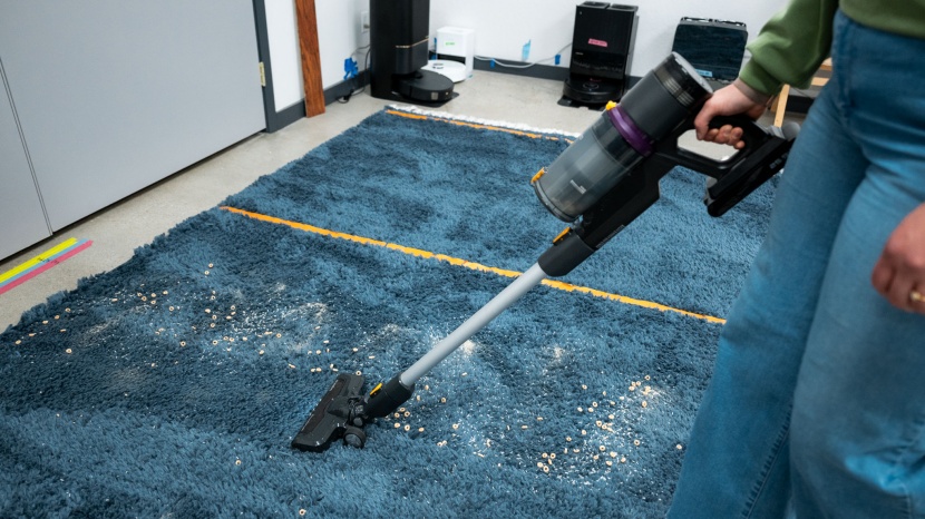 eureka cordless reacticlean 410 - this eureka model had trouble picking up rice, cheerios, and sand...