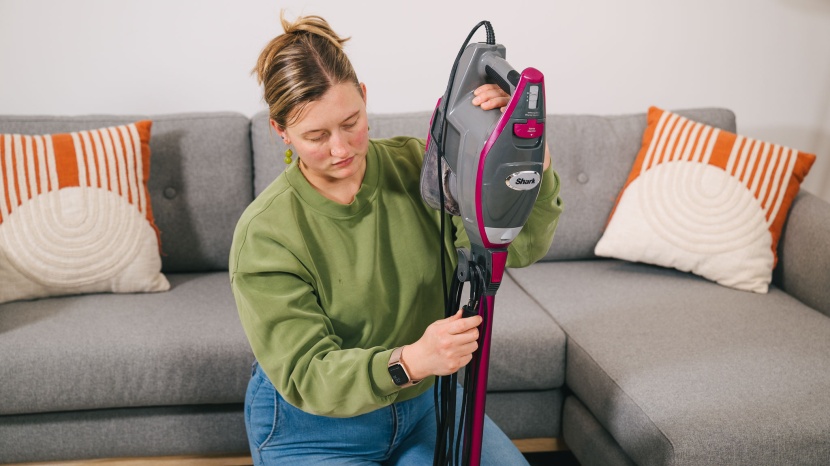 cordless stick vacuum - you won't run out of battery with the shark rocket pro dlx, but...