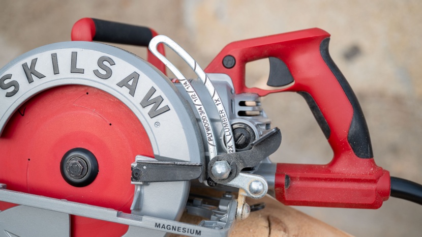 circular saw - the blade depth scale on the skil spt77wml-01 is one of our...