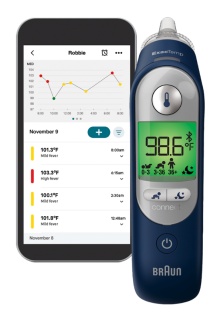 braun thermoscan 7+ connect