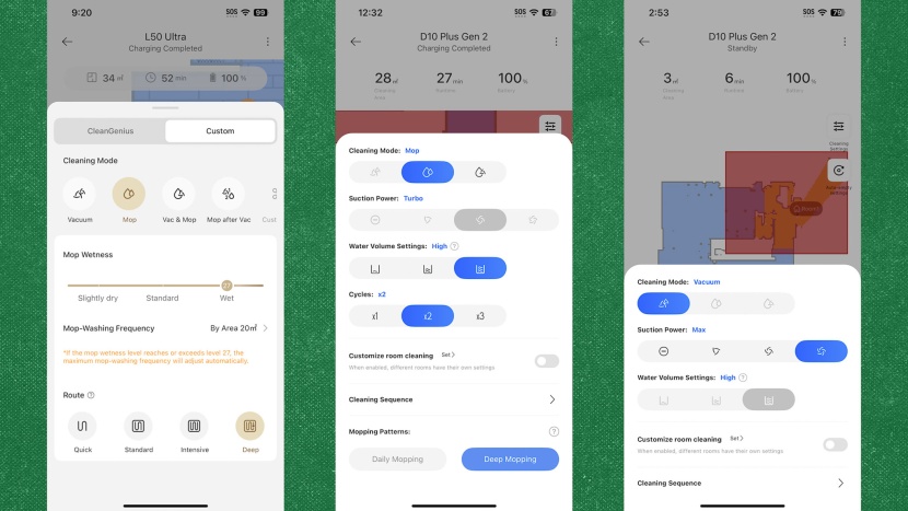 dreame d10 plus gen 2 - the app is surprisingly full-featured for the price, letting you...