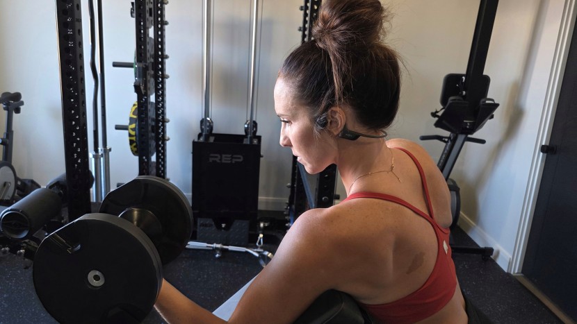 workout headphones - the band of the openrun pro 2 is supportive, but once you hit the...