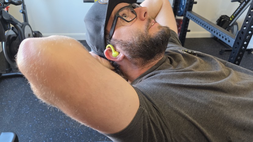 workout headphones - we appreciate the hook for extra stability, but beyond that, there...