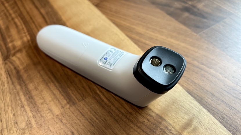 goodbaby no-touch fc-ir202 - because the sensor is recessed, a q-tip works best to keep it clean...