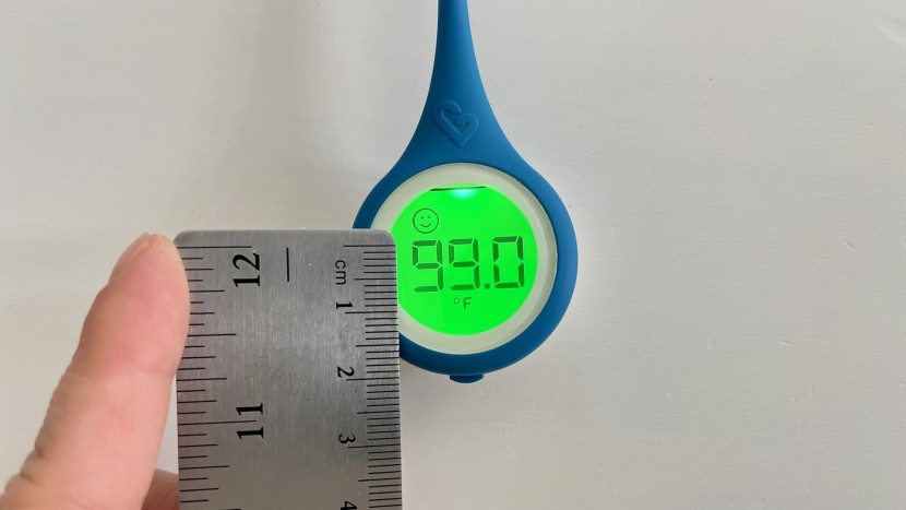 a large, backlit display shows results clearly, even in the dark.