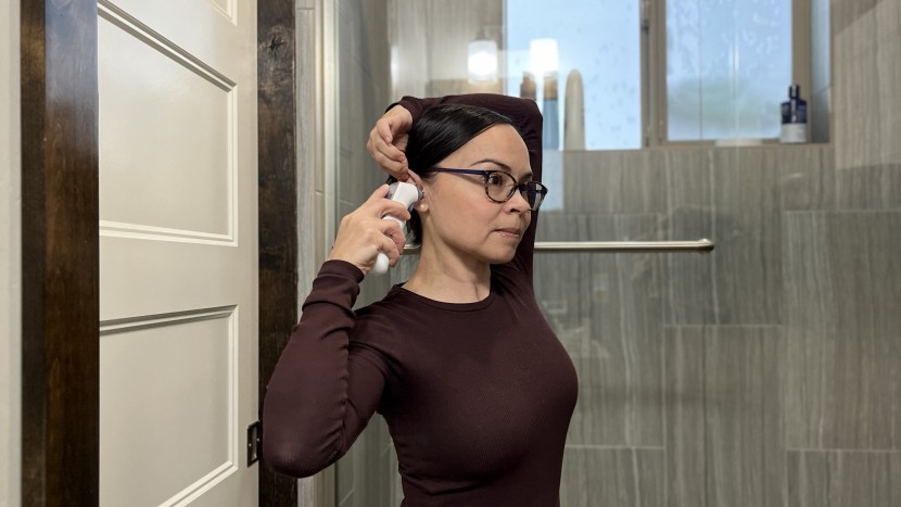 braun thermoscan 5 - this thermometer requires ear pulling, which not all kids and adults...