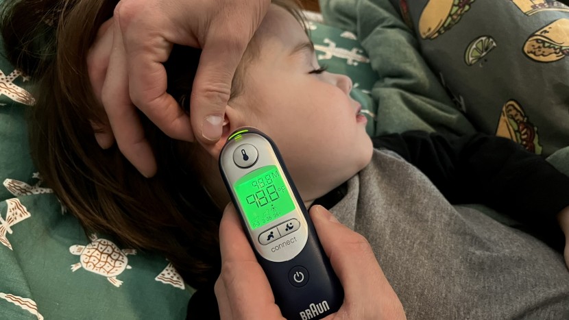 thermometer - infrared thermometers are so quick that you can use them on a...