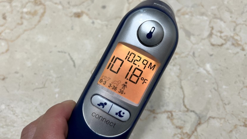 yellow means your temperature is elevated and should be closely...